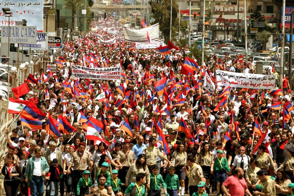 armenian-demonstration-in-beyrut