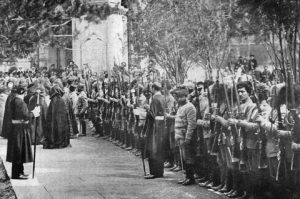 Soldados armênios em Etchmiadzin