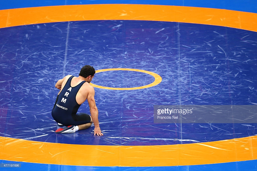 XXX of ZZZ competes in the (discipline & session name) during day two of the Baku 2015 European Games at Heydar Aliyev Arena on June 14, 2015 in Baku, Azerbaijan.